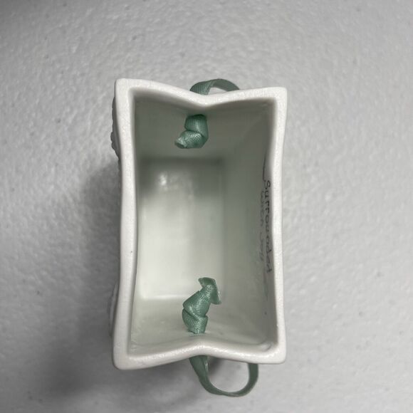 Enesco Precious Moments Surrounded With Joy Porcelain Gift Bag Friendship 1994 - Picture 6 of 10